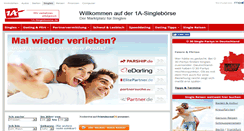 Desktop Screenshot of 1a-singleboerse.de